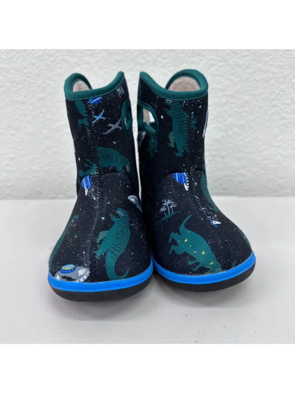 Baby Bogs II Jurassic Dino Waterproof Winter Rain Snow Boots Shoes Toddler sz 8